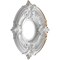 Ekena Millwork Attica PVC Medallion (Canopies up to 4 1/8"), 10"OD x 3 1/2"ID x 3/4"P, Metallic Vintage Gold CMP10ATDVG - alternate 4